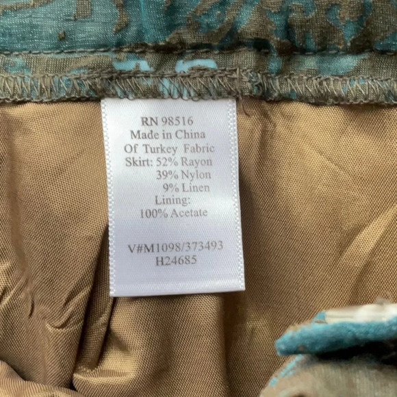 🩱Pretty Coldwater Creek Beautiful ALine Skirt Lace Overlay w/a little Shimmer🩱 - Picture 9 of 12